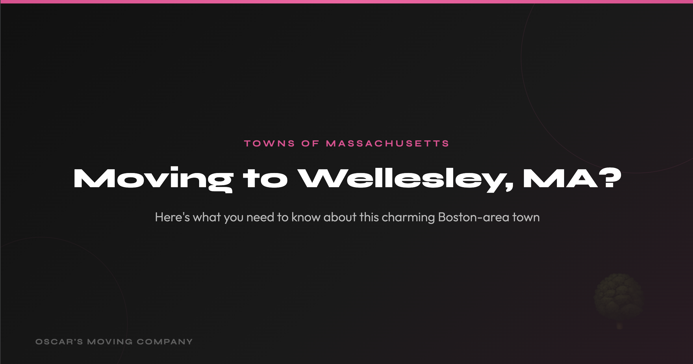 Moving to Wellesley